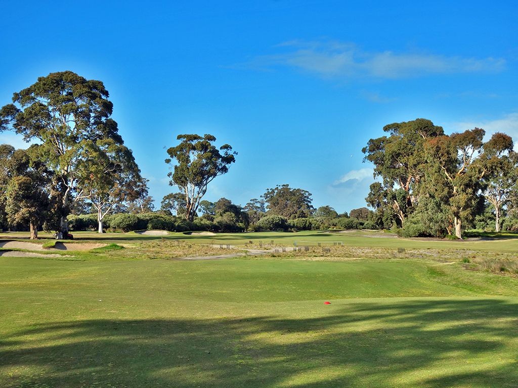3rd Hole at Kingston Heath Golf Club (294 Yard Par 4)